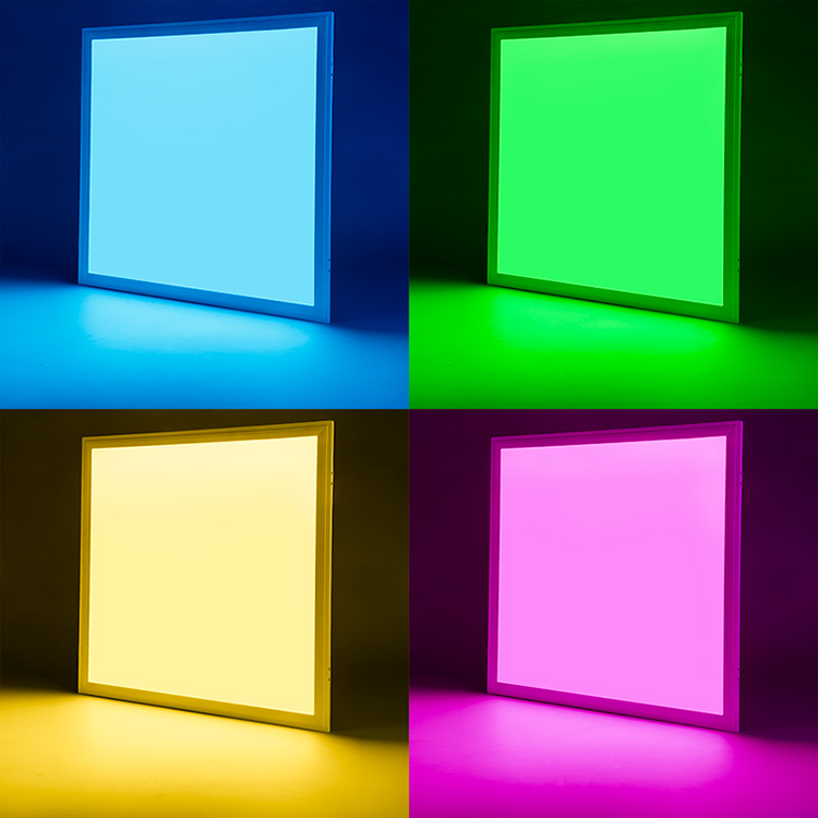 4. luz de painel led de cores diferentes 60x60
