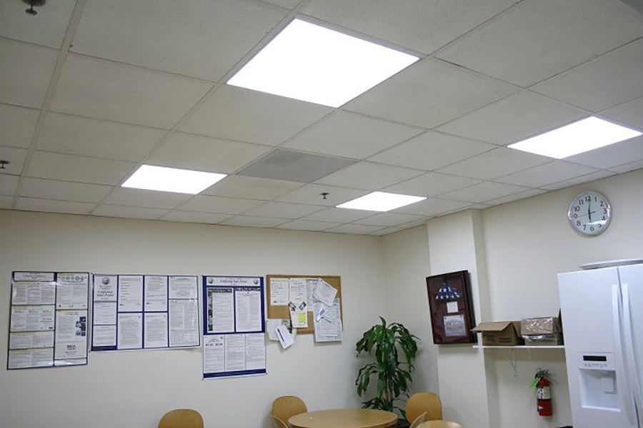 14. LED ravne svjetiljke u rešetkastom stropu-Primjena