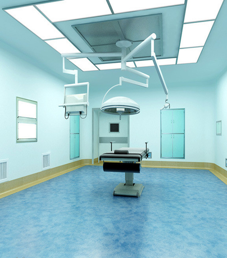 11. Tisztatéri led panelvilágítás került beépítésre a kórház műtőjében