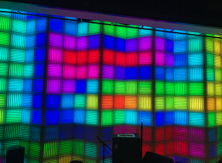 8. Panel de luz LED RGB de 300x300