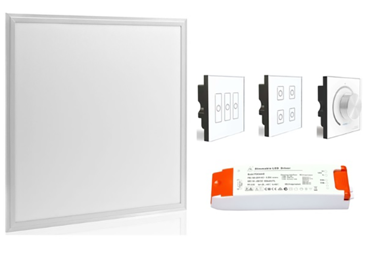 1. 60x60 DALI dimmable led panel