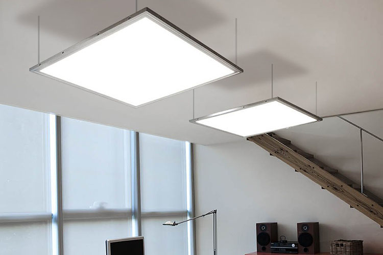 13. Dritë me panel të sheshtë led 60x60 pezull në zyrë