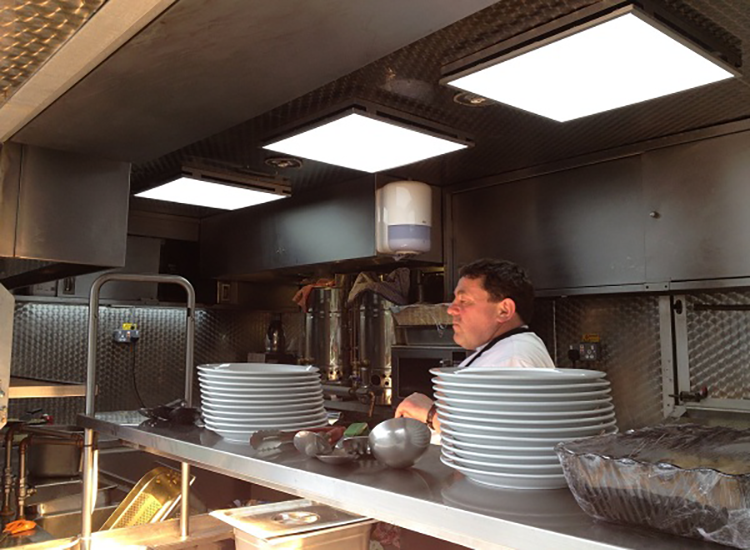 7. Их Британийн рестораны гал тогооны өрөөний Lightman IP65 LED самбар гэрэл