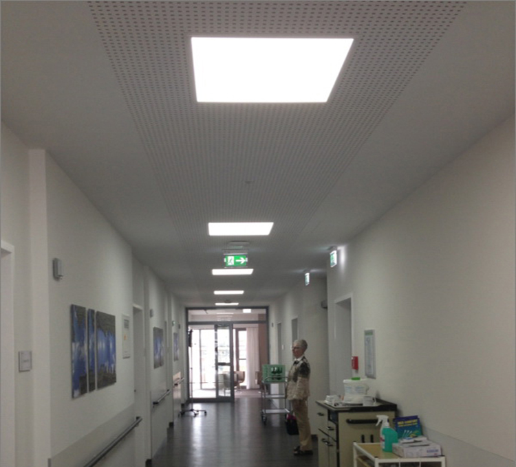 7. ip65 led panel svjetlo je instalirano u bolnici