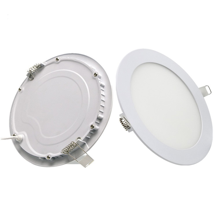 1. Downlight LED de panel plano con sensor de microondas