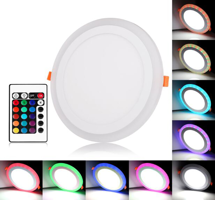 2. 3w RGB okrugla LED ploča